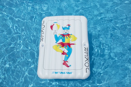 Swimline 6ft. Inflatable Joker Playing Card Pool Mattress